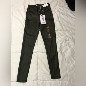 Olive Green skinny pants